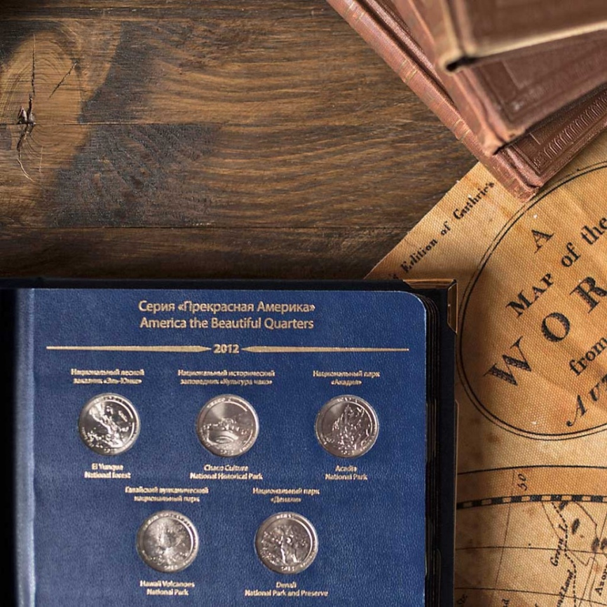 Альбом для памятных монет США «Прекрасная Америка» (25 центов) фото 9