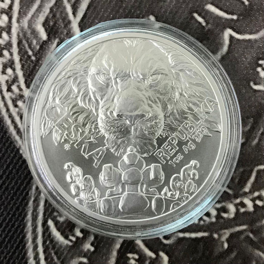 Чешский лев - Ниуэ, 2 доллара, 2023 год фото 3