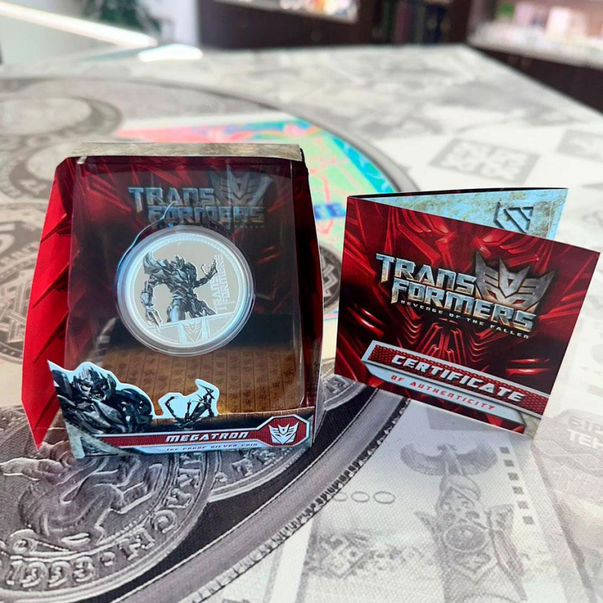 Мегатрон. Трансформеры - Тувалу, 1 доллар, 2009 фото 4