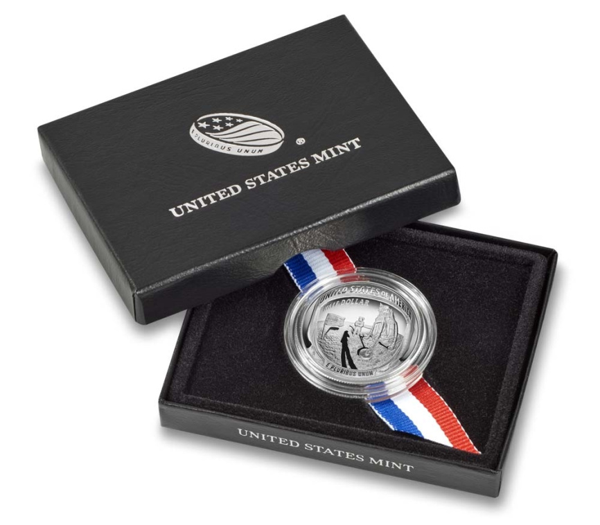 Аполлон 11 (Proof) - 50 центов, США, 2019 год фото 4