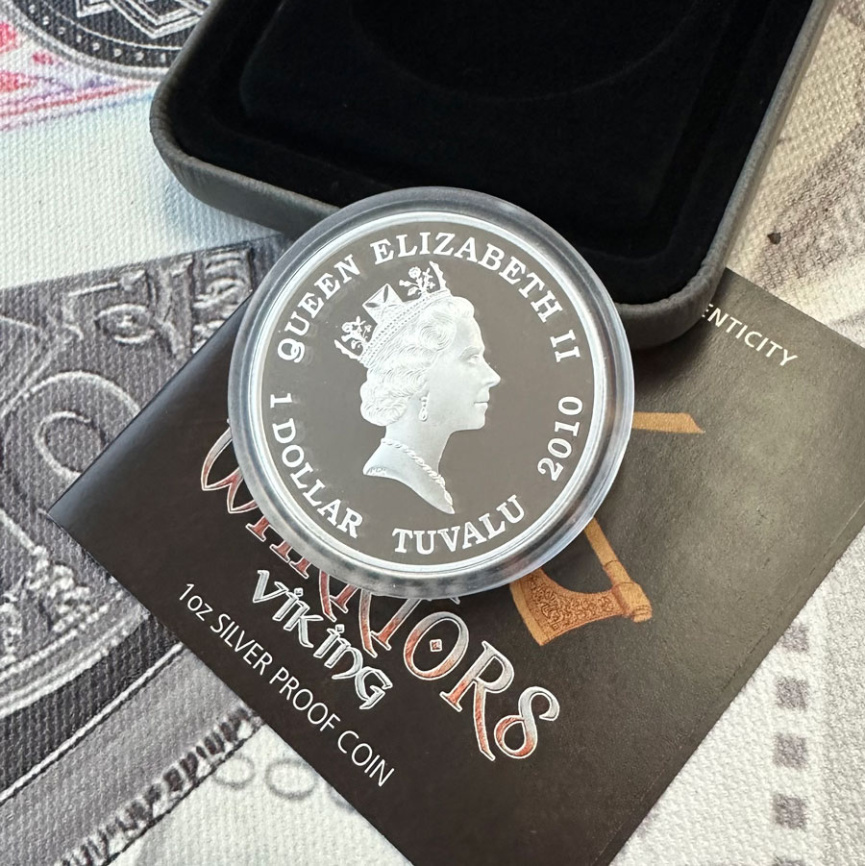 Викинг, серия Великие воины - Тувалу, 2010 год фото 3
