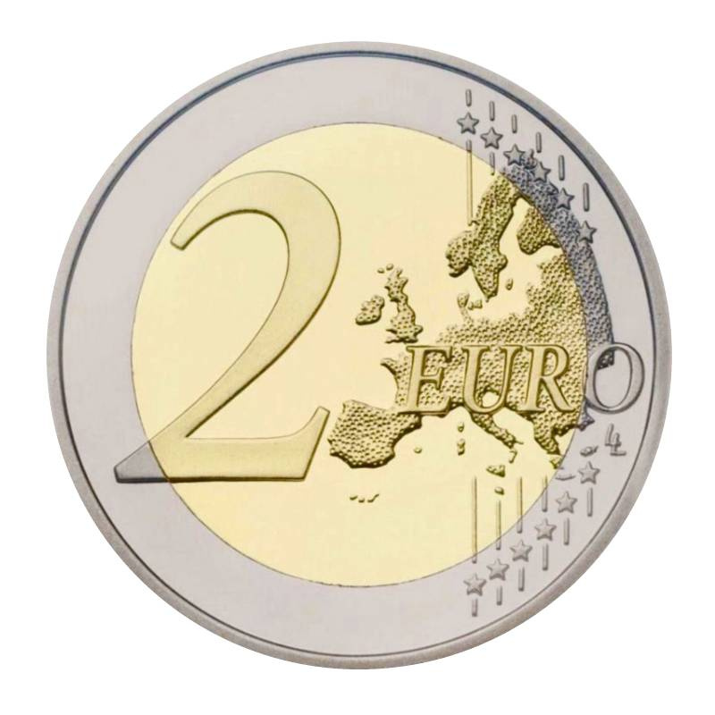 2 евро Франция 2025 - Собор Парижской Богоматери фото 2