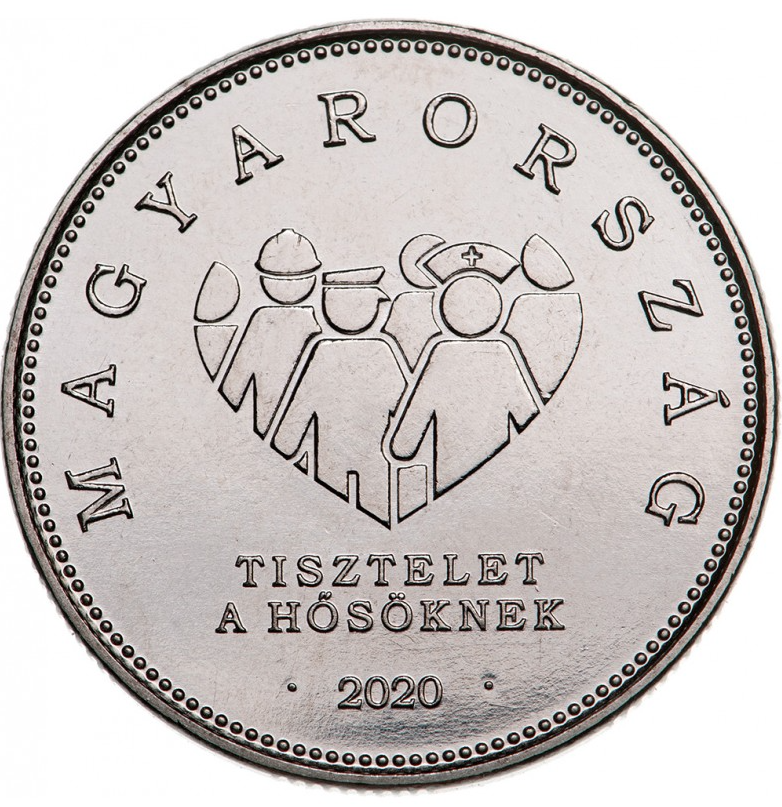 Героям пандемии коронавируса - Венгрия, 10 форинтов, 2020 год фото 1