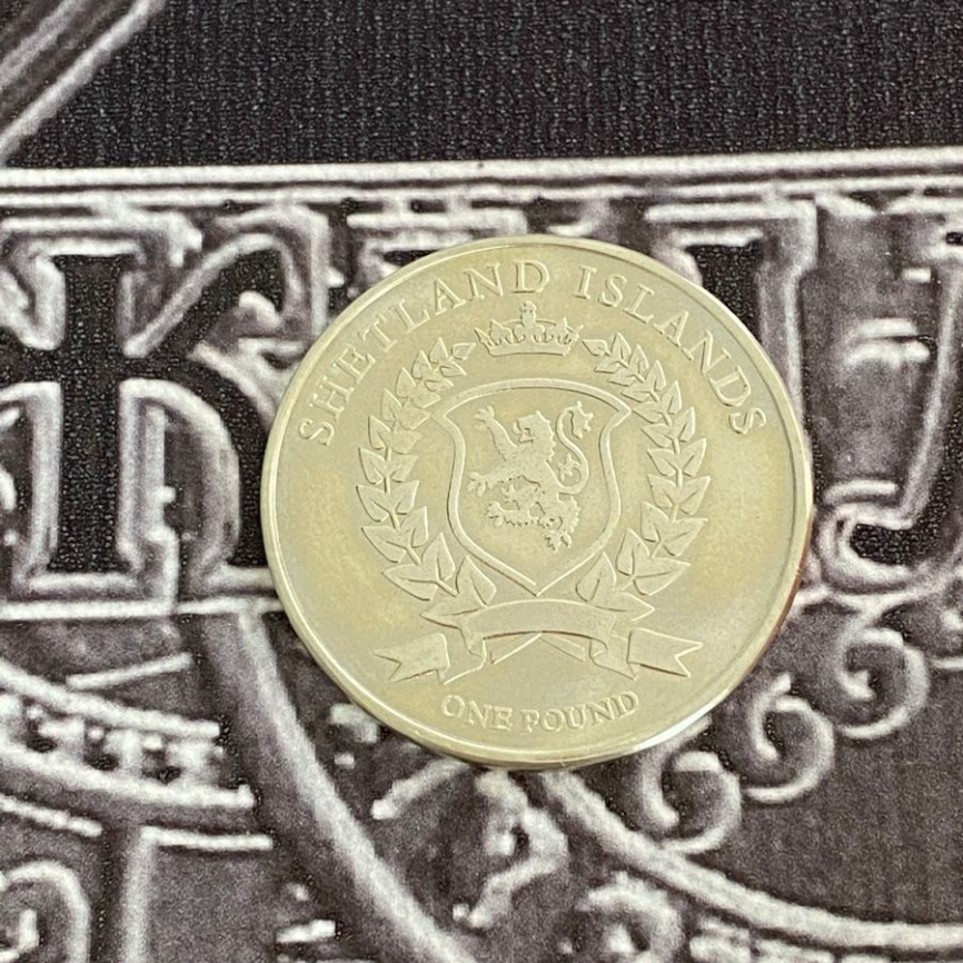 Орел Aquila fasciata - Шетландские острова, 1 фунт, 2018 год фото 4