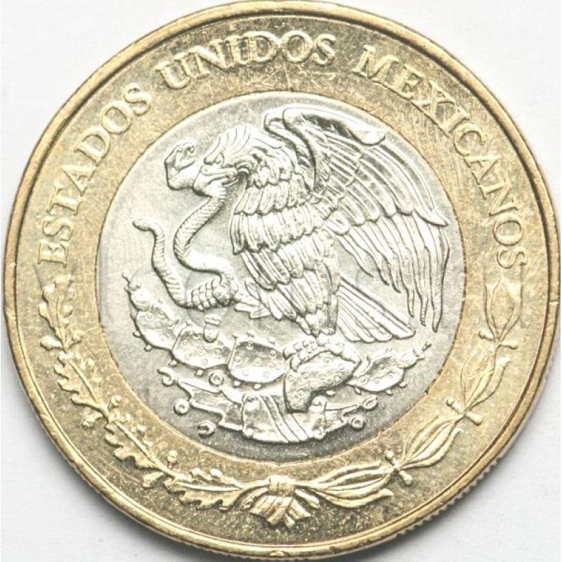50 лет плану DN-III-E - 20 песо 2016 год Мексика  фото 2
