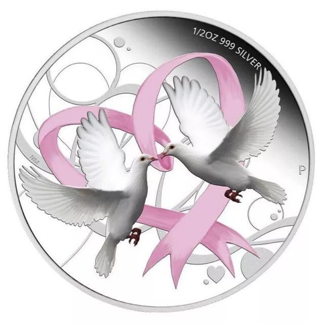 Любовь навсегда (голуби) - о.Кука, 2011 год, 1/2oz фото 1