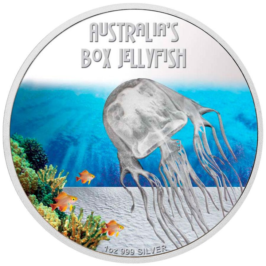 Медуза, серия DANGER - Тувалу, 2011 год фото 1