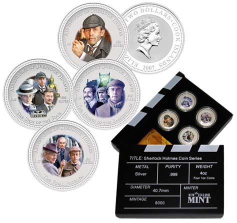 Набор «Приключения Шерлока Холмса» (4 шт) в футляре фото 1