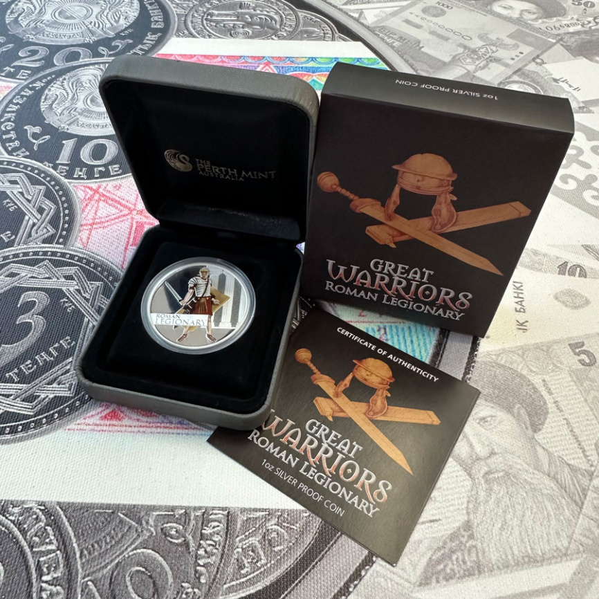 Римский легионер, серия Великие воины - Тувалу, 2010 год фото 2