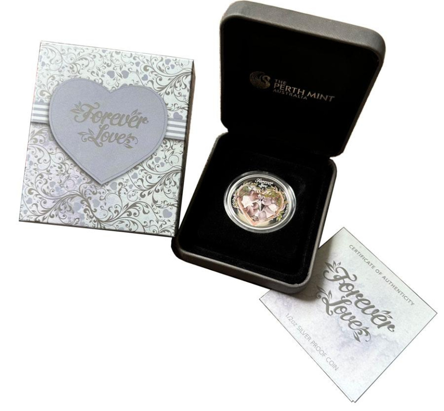 Любовь навсегда (коалы) - Тувалу, 2012 год, 1/2oz фото 4