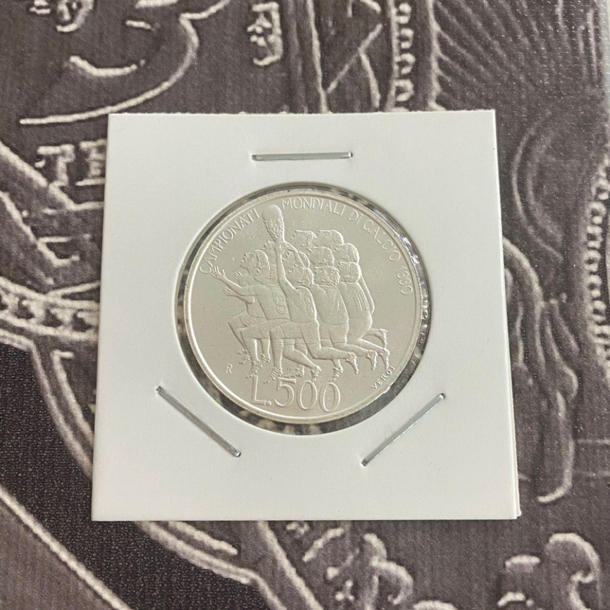 Сан-Марино 500 лир 1990 - ЧМ по футболу в Италии фото 3