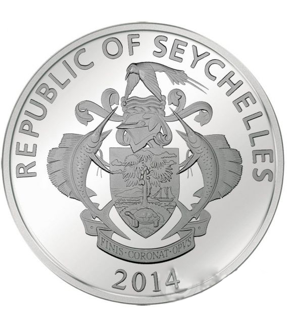 Золотой грамм 3Д GIANT - Сейшелы, 2014 год  фото 5