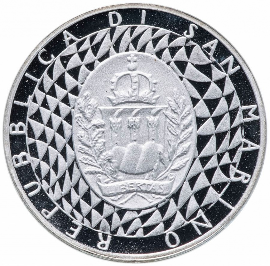 Сан-Марино 500 лир 1990 - ЧМ по футболу в Италии фото 2