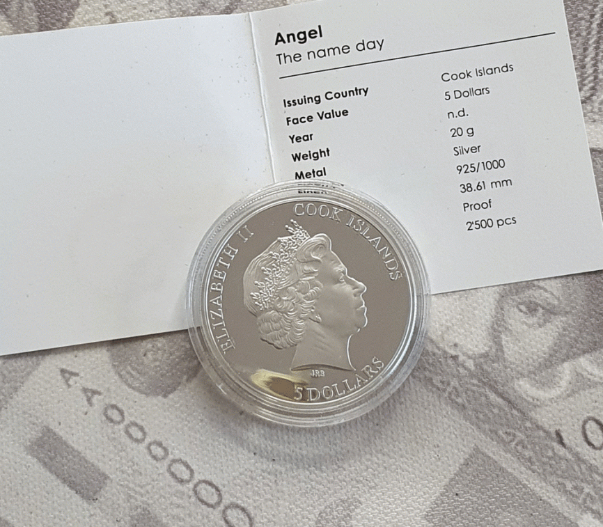 С Днем Ангела (С днем рождения) - Остров Кука, 5 долларов фото 3