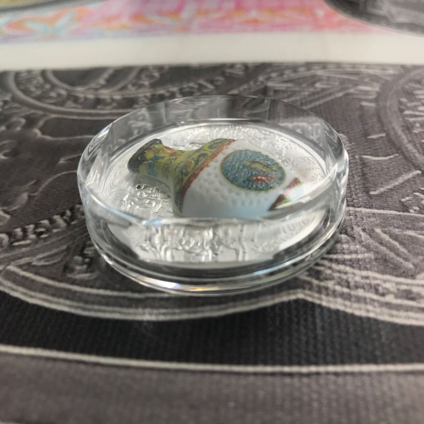 Ваза династии Цин - о.Ниуэ | 2016 год | фарфоровая вставка фото 4