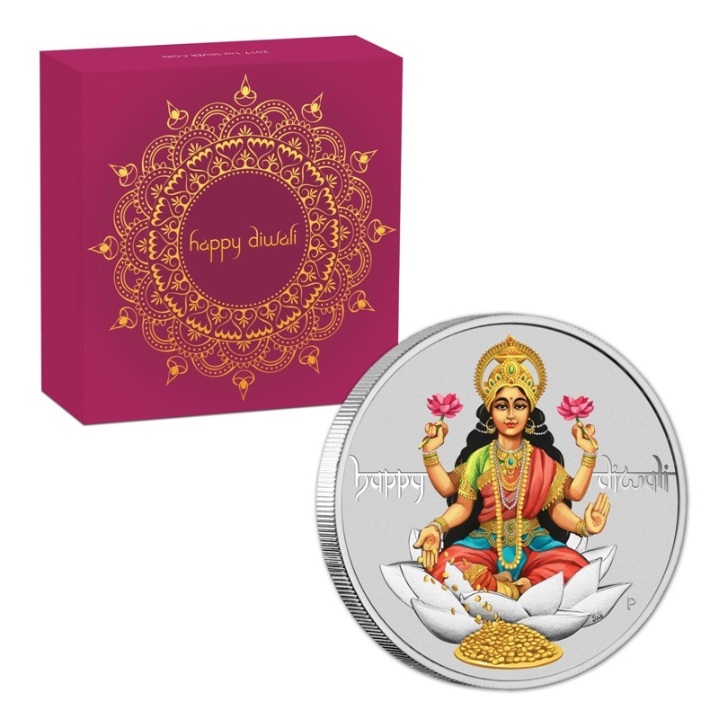 Йога - Праздник света, Австралия, 1 доллар, 2017 год фото 8