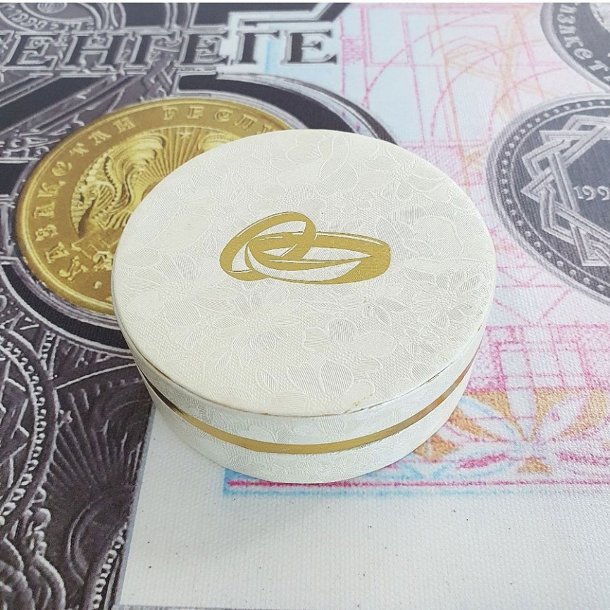 Свадебная монета с позолоченными кольцами - о. Ниуэ фото 7