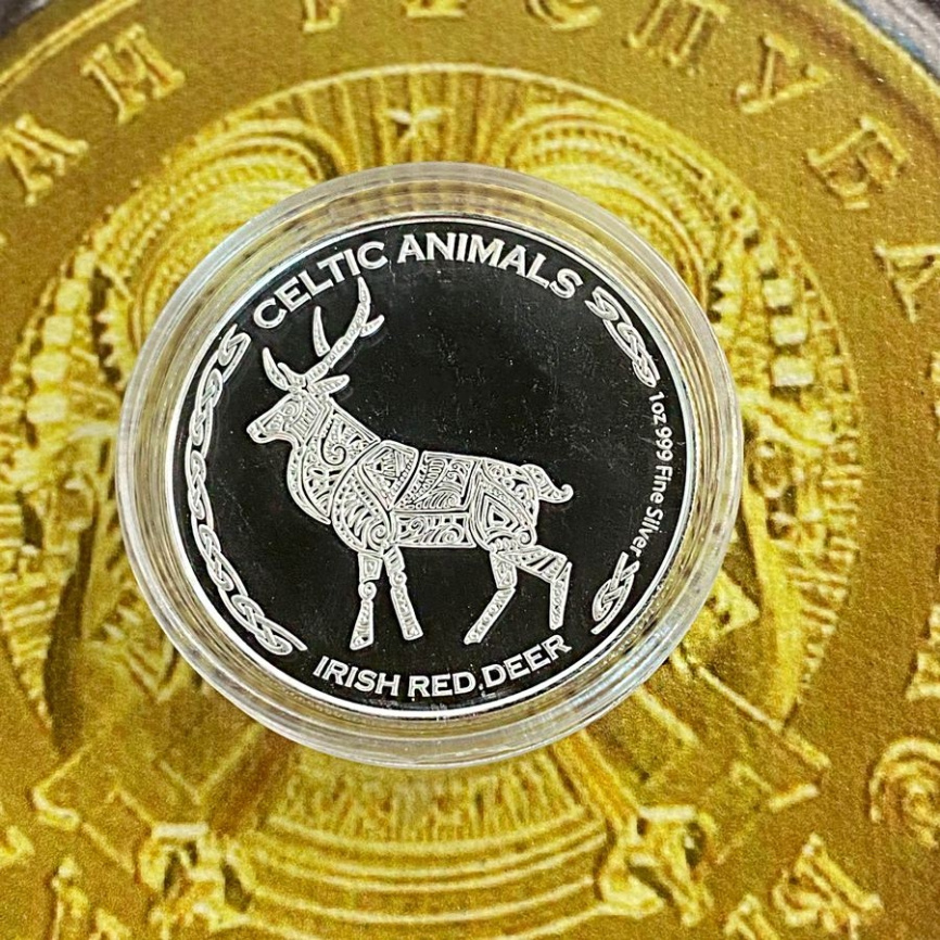 Мандала Олень - Республика Чад, 500 франков, 2019 год фото 3