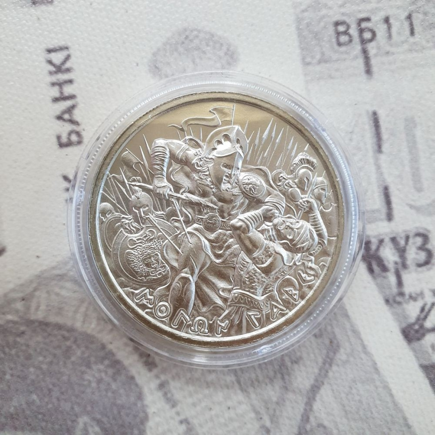 INTAGLIO MINT 2oz - Molon Labe (молон лабе) тип 5 фото 3