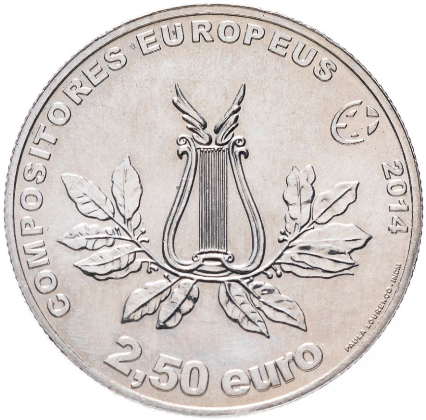 Маркуш Португал композитор - Португалия | 2,5 евро | 2014 год фото 2