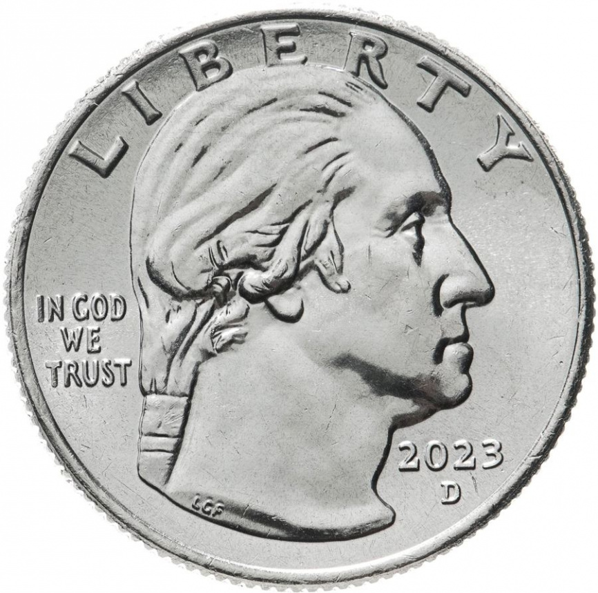 Эдит Канакаоле, серия Женщины Америки - 25 центов, США, 2023 год фото 2