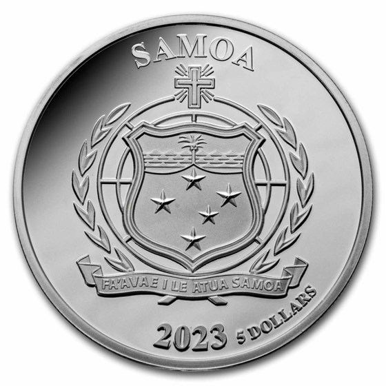 Набор "Золотая коллекция рептилий" 3D-вставка, золочение - Самоа, 5 долларов фото 7