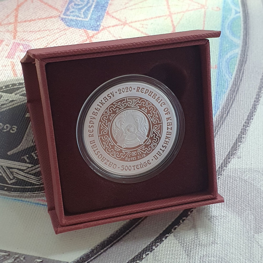 Олень (Буги), серия «Тотемы кочевников», 500 тенге фото 5