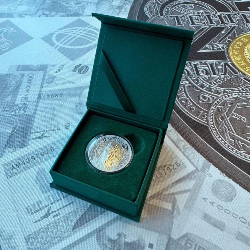 Аргымак (лошадь) серия Тотемы кочевников PROOF LIKE - 500 тенге, мельхиор фото 5