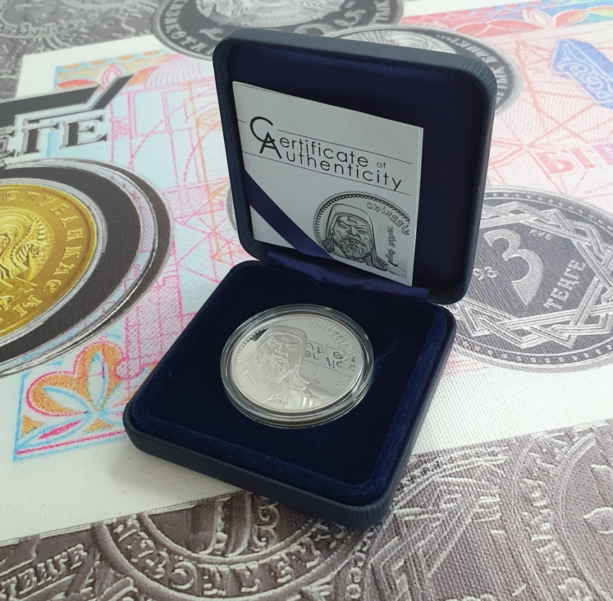 Чингисхан - Монголия, 1000 тугриков, 2014 год фото 5