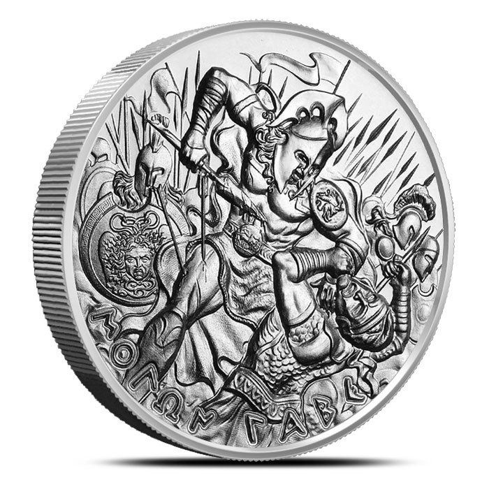 INTAGLIO MINT 2oz - Molon Labe (молон лабе) тип 5 фото 1