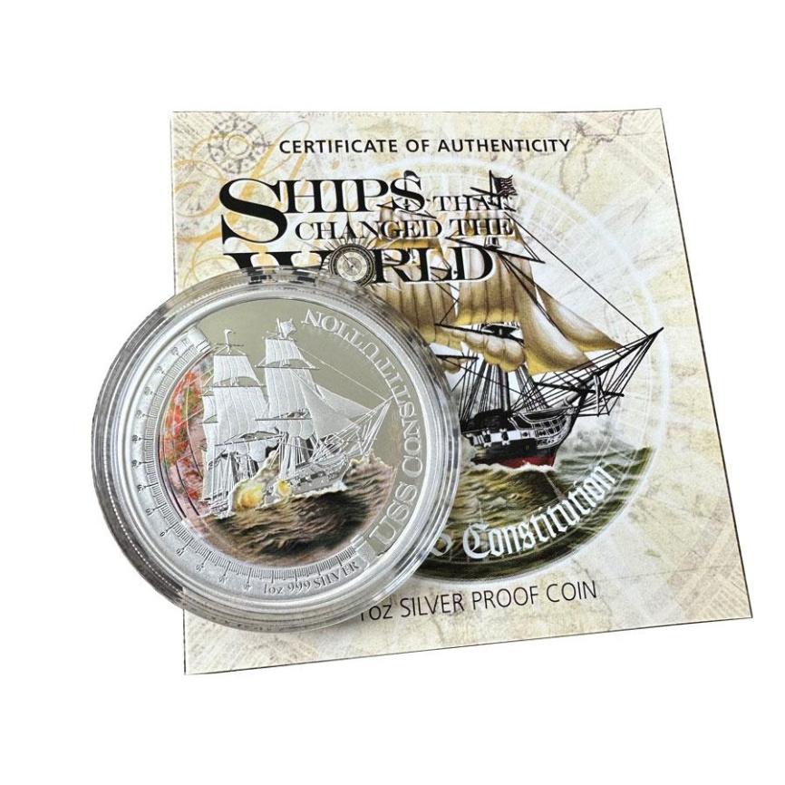 Конституция (USS CONSTITUTION), Корабли изменившие мир - Тувалу, 2012 год фото 2